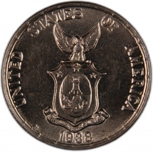 Philippines 5 Centavos 1938 M