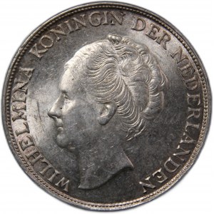 Netherlands 1 Gulden 1944 P Silver