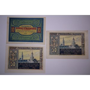 Poland Swiebodzice Notgelds Lot of 3 Notes