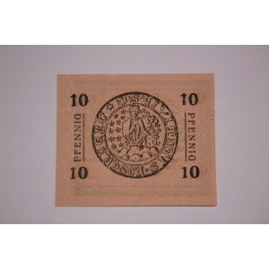 Poland Susz Notgeld 10 Pfennig 1920
