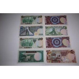 Iran Lot of 8 Notes