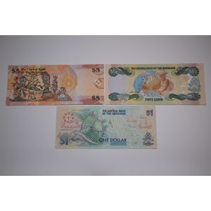 Bahamas Lot of 3 Notes 1992-2013