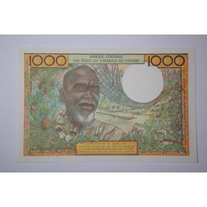 West African States 1000 Francs 1977