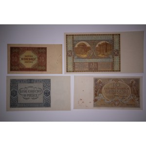 Poland Lot of 4 Notes 1929-1946