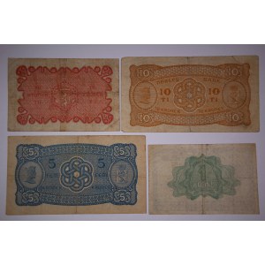 Norway Lot of 4 Notes 1918-1944