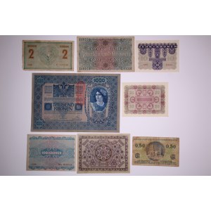 Austria Lot of 8 Notes