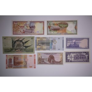 Middle East and Africa Mixed Lots Lot of 8 Notes 1955-1988