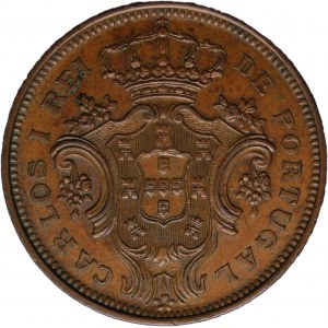 Portugal Azores 10 Reis 1901