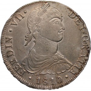 Peru 8 Reales 1810 JP Silver