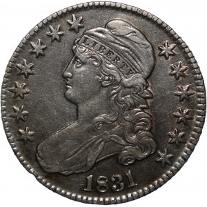 United States 50 Cents 1831 Silver