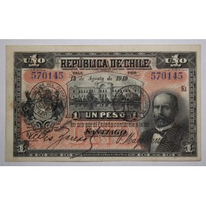 Chile 1 Peso 1919