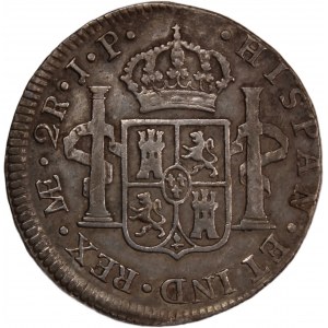 Peru 2 Reales 1806 JP Silver