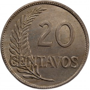Peru 20 Centavos 1920