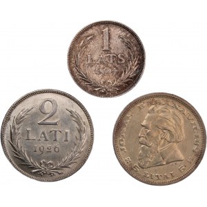 Latvia/Lithuania 1924/1926/1936 (Lot of 3 Coins)
