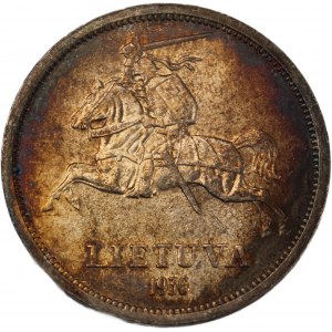 Lithuania 5 Litai 1936 Silver