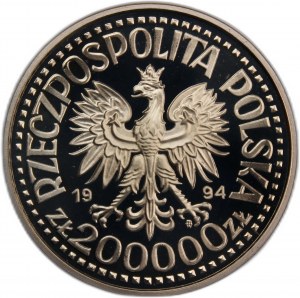 Poland 200000 Zlotych 1994 Silver