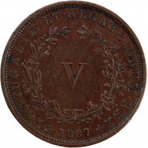 Portugal 5 Reis 1867