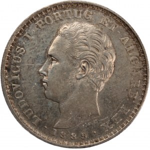 Portugal 500 Reis 1889 Silver