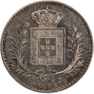 Portugal 500 Reis 1889 Silver