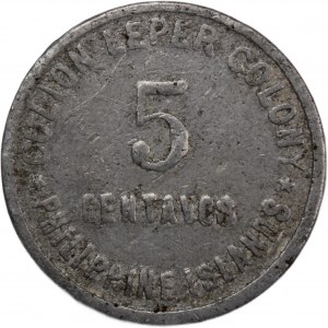 Philippines Culion Islands 5 Centavos 1913 Rare