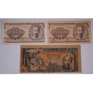 Vietnam 500 Dong 1948/50 Dong 1951/50 Dong 1951