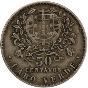 Cape Verde 50 Centavos 1930
