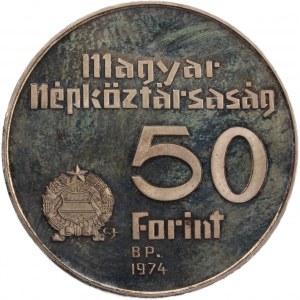 Hungary 50 Forint 1974 Silver