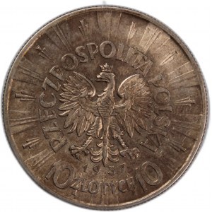 Poland 10 Zlotych 1937 Silver