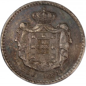 Portugal 500 Reis 1847 Silver