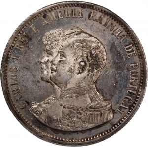 Portugal 1000 Reis 1898 Silver