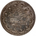 Turkey Ottoman Empire 5 Kurus 1909 (AH1327/1) Silver