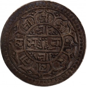 Nepal 1 Mohar 1901-1905 (SE1823-33) Silver