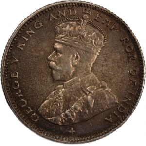 Straits Settlements 20 Cents 1919 Silver