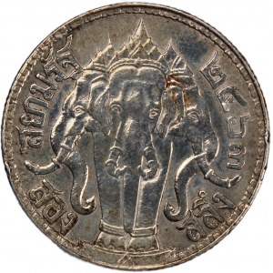 Thailand 1/2 Baht 1920 Silver