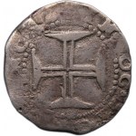 Portugal 1 Tostao 1667 (100 Reis) Silver