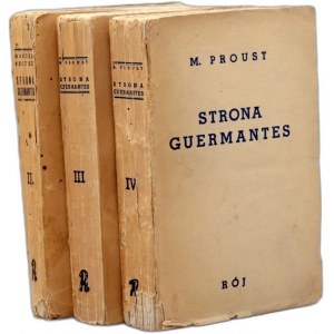 M. Proust - In search of lost time - Page Guermantes - Warsaw 1938.