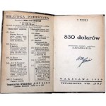 O. Henry - 830 Dolarów - Warszawa 1929