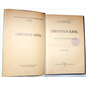 T. Toth - Chrystus Król - Kraków 1935