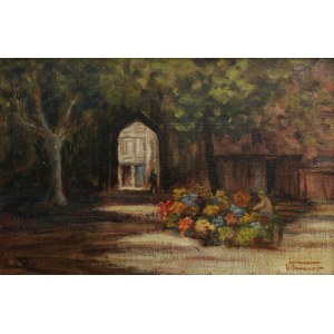 Wincenty Brauner, Kwiaciarka na placu
