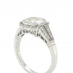 RING IN 4.26 GR VINTAGE WITH DIAMONDS AND BRILLIANTS - RNG30208