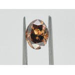 DIAMANT 2,03 CT FANCY INTENSE ORANGE BROWN - SI2* - F21201-1