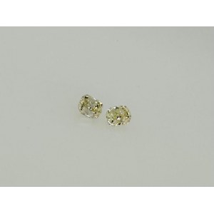 2 LIGHT YELLOW DIAMONDS 1.55 CT - VS2-SI1 - CUSHION CUT - UD30114