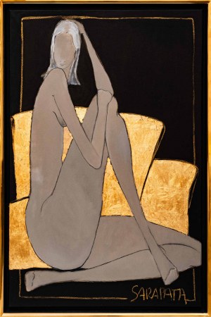 Joanna Sarapata, ÉCOLE DE PARIS Gold and Black, 2021