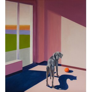 Slawomir Setlak, Orange ball, 2024