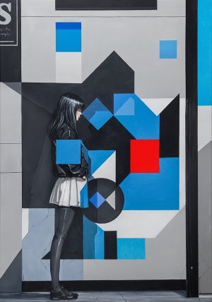 Małgorzata Rukszan, Geometric thoughts, 2024