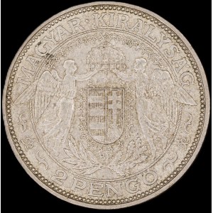 Hungary. 2 Pengo 1938 Silver