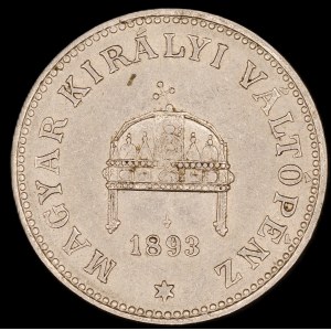 Hungary. 20 Filler 1893