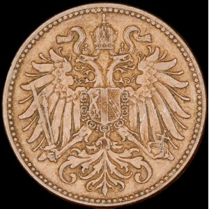 Austria. 2 Heller 1896