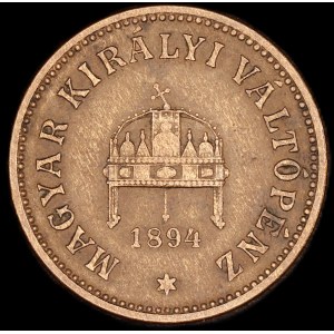 Hungary. 2 Filler 1894