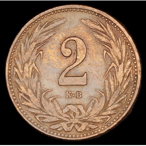 Hungary. 2 Filler 1909